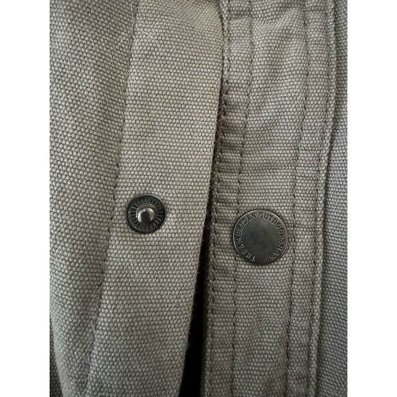 The American Outdoorsman Men's gray & plaid Fleece Lined Shirt size large - Picture 14 of 16